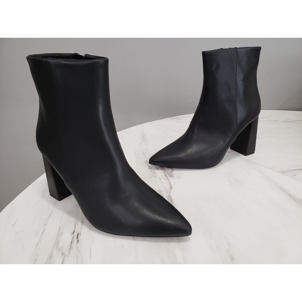 NEW NO BOX SIZE 9 Wild Pair Women's Imogen Zipper Ankle Boots‎ block heel gothic